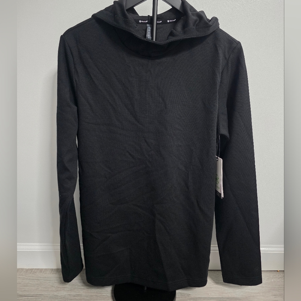 NWT GAIAM Black Cozy & Cool Slim Fit Hoodie- Size Small
